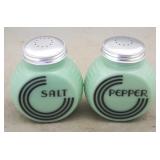 Jadeite Salt and Pepper Shakers