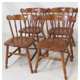 Vintage Set of 4 Wood Chairs