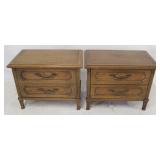 French Vintage Pair of Night Stands