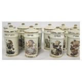 10 Piece Hummel spice jar set