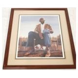 Framed signed & numbered print