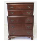 Continental Mahogany Chest on Chest