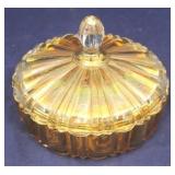 Carnival Glass Covered Dish