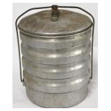 Vintage metal bento box