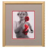 Marilyn Monroe Red Roses by Bert Stern