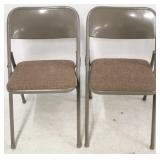 2 Samsonite folding chairs