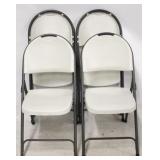 4 Folding chairs