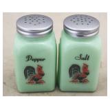 Jadeite Salt and Pepper Shakers