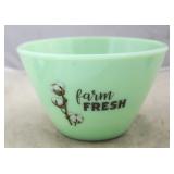 Jadeite Farm Fresh Mixing Bowl