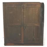 Primitive cupboard -  AS IS - burn on side