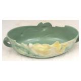 Roseville Style Pottery 2 Handled Bowl