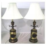 Pair matching table lamps