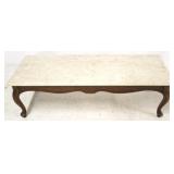 Bassett marble top French coffee table