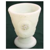 Fenton signed glass vase