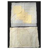 2 Sets of 4 linen placemats & napkins