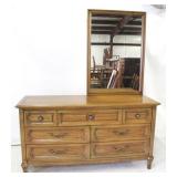 Thomasville French Dresser w/ Offset Mirror