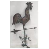 3 D Copper chicken weathervane