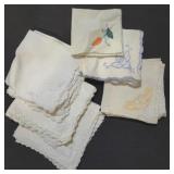Assortment of Linen Hankies