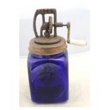 Blue Glass Dazey Churn