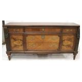 Handley-Johnson inlaid & carved buffet