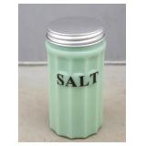 Jadeite Salt Container