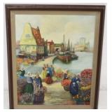 Oil on canvas - signed