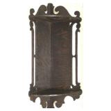 Wooden hanging corner shelf