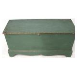 Painted vintage blanket chest
