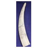 Decorative Faux Carved Bone/Tusk