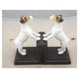 Cast Iron Dog Bookends