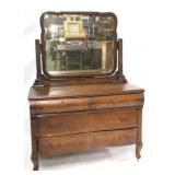 Vintage Tiger Oak Dresser w/ Mirror