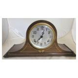 Plymouth inlaid humpback mantle clock