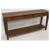 2 Drawer console table