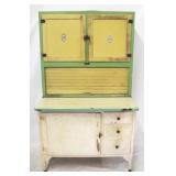 Vintage Painted Hoosier Cabinet