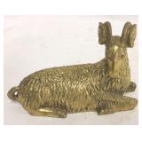 Large brass ram
