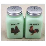 Jadeite Salt and Pepper Shakers