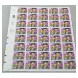 Uncut sheet Elvis 29c stamps