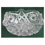 Pressed glass bowl