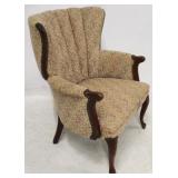 Vintage channel back French chair