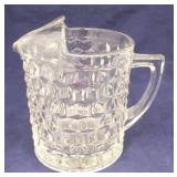 Fostoria American Glass Pitcher