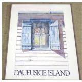 Daufuskie Island framed print - signed