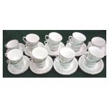 32 Pc Noritake Savannah cups & saucers