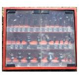 Drill Bit set in Wood Case