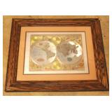 Framed World Map Print