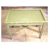 Painted Table w/ Glass Top