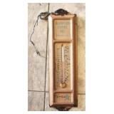 Vintage Advertising Metal Thermometer