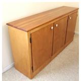 Wood Server Cabinet