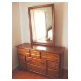 9 Drawer Dresser w/ mirror