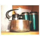 Cabinet Lot of Assorted Items