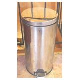 Metal Flip-top Trash Can